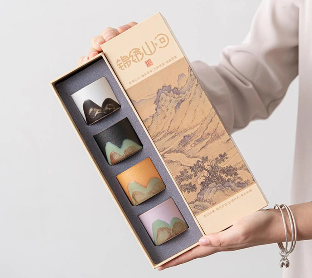 Mountain Tea Cup Gift Box Set