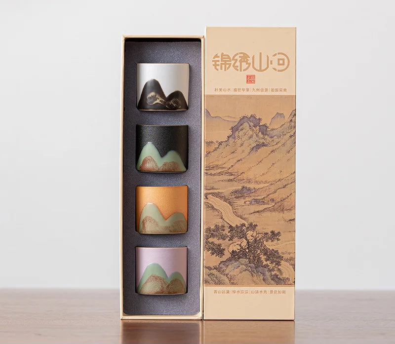 Mountain Tea Cup Gift Box Set