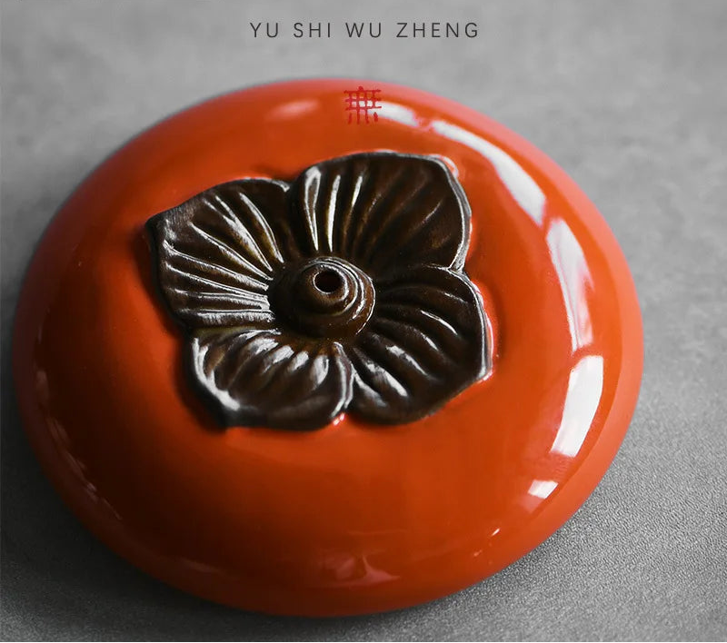 Persimmon Incense Burner