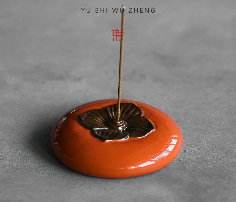 Persimmon Incense Burner